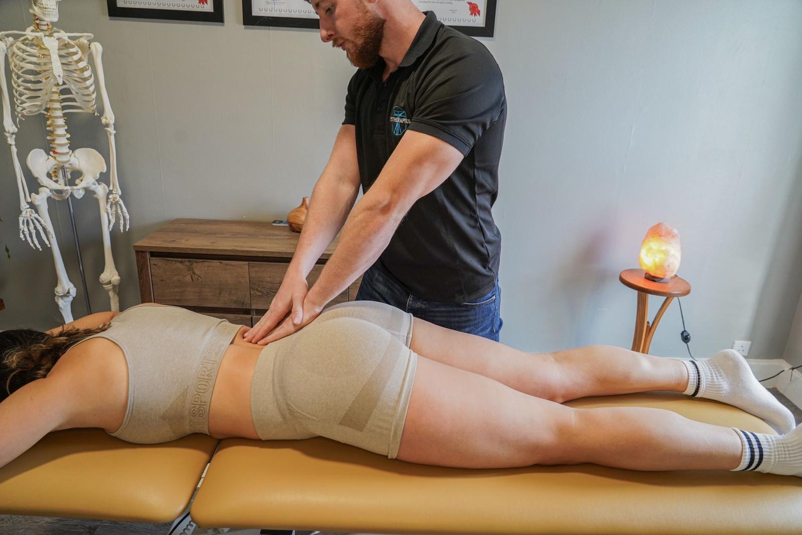 TS Therapies Treating A Client With Lower pain